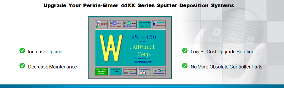 Perkin-Elmer 44XX系列溅射台升级